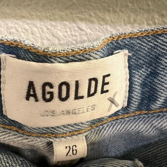 AGOLDE 90s Distressed Jeans Size 26 - Picture 2 of 5